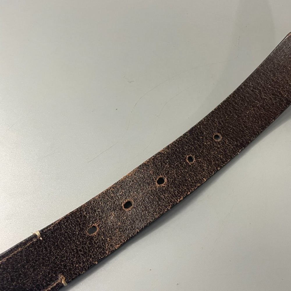 Coach # 3710 Rectangular Roller Brass Buckle Brow… - image 7